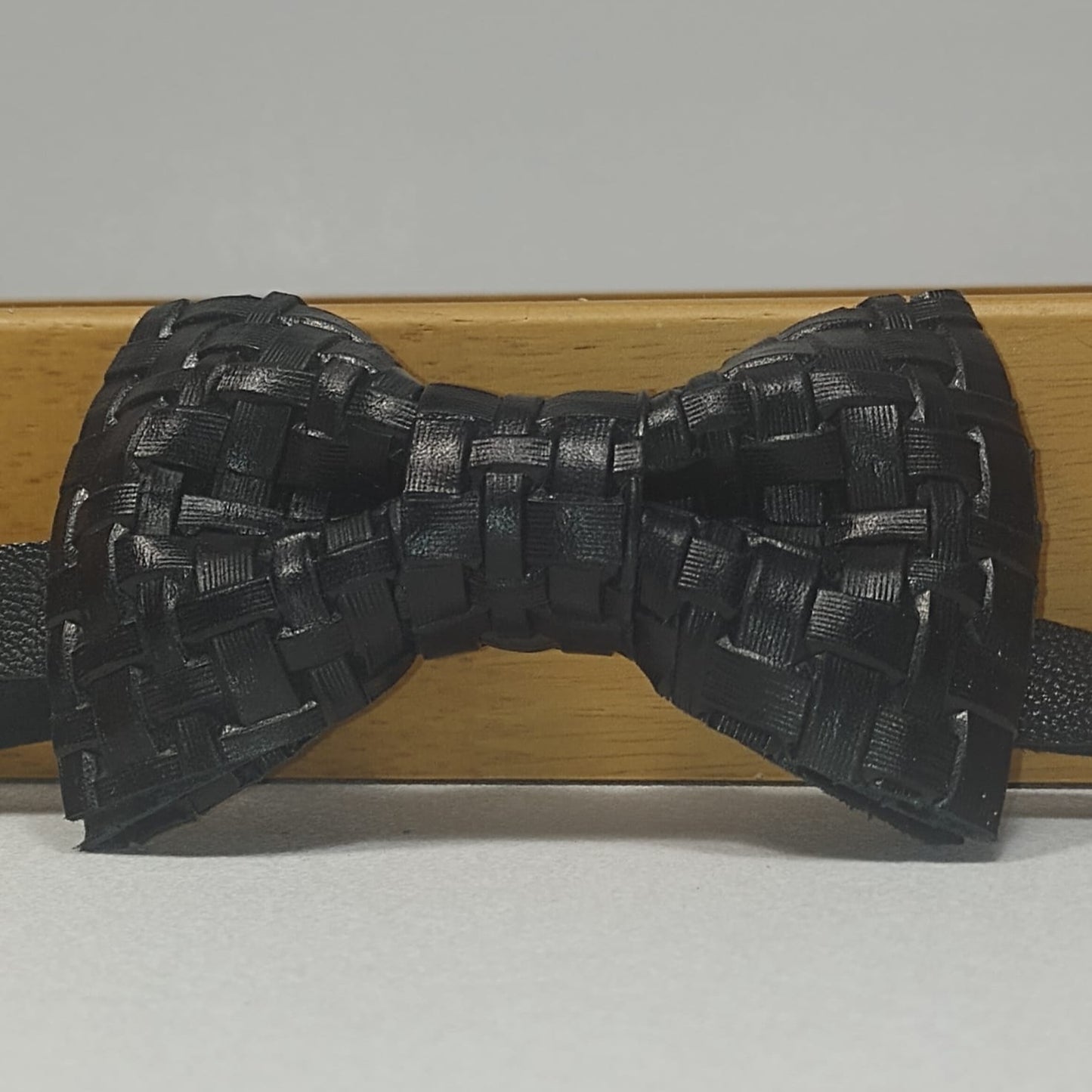 Lazo Un Tono (Black Basket Weave)