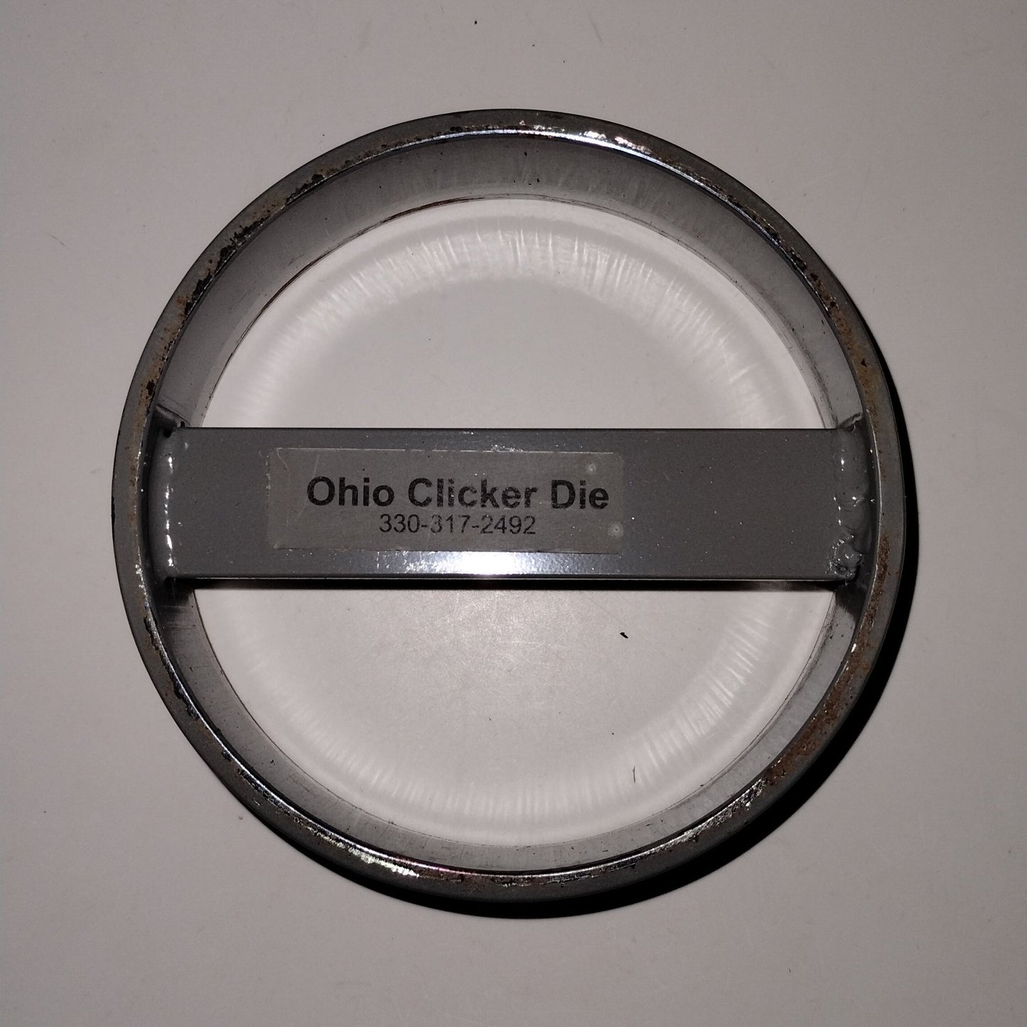 Troquel Ohio Clicker Die Redondo - Usado en Perfectas Condiciones