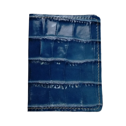 Cover para Pasaporte (Blue Croc)