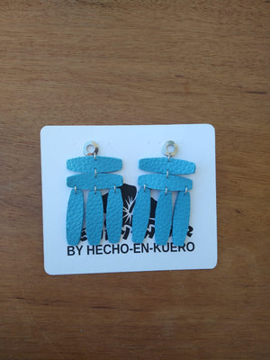 Geometric Tassel Drop Earrings